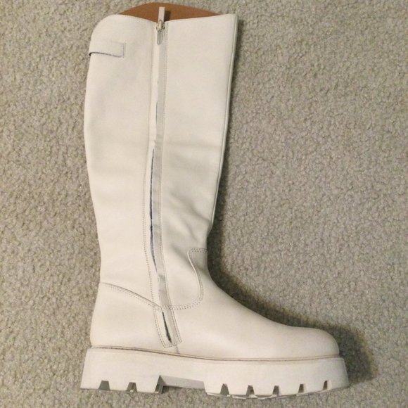 SIZE 8 FRANCO SARTO TALL LEATHER BOOT - Picture 5 of 14